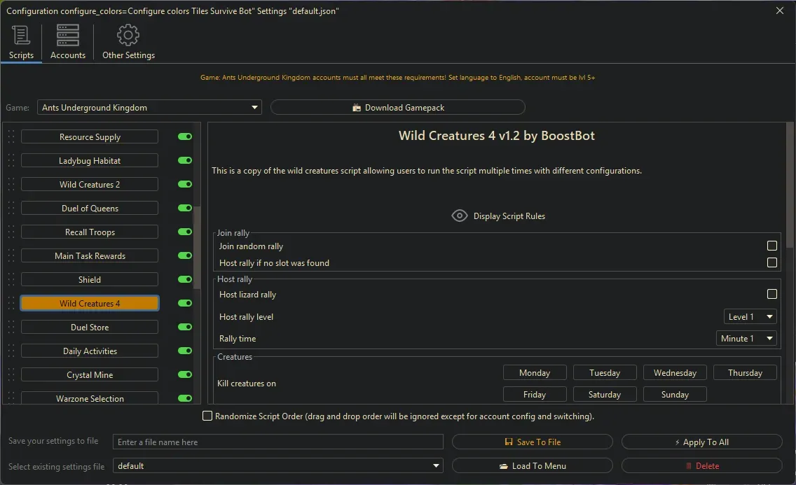 Ants Underground Bot - Wild Creatures 4